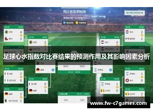 足球心水指数对比赛结果的预测作用及其影响因素分析